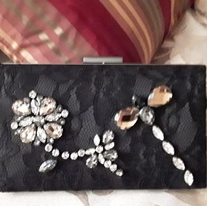 Black Gianni Bini clutch
